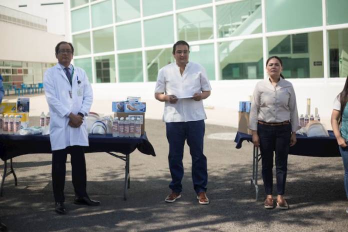 Entrega Memo Vega Material De Seguridad A Hospital General E Imss De Sjr