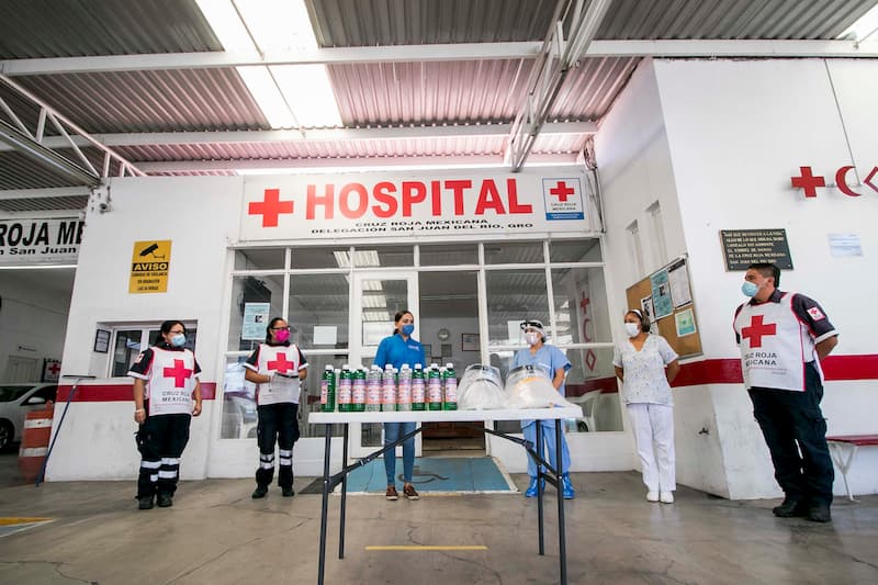 Recibe Cruz Roja SJR equipo de Protección Sanitaria contra COVID-19