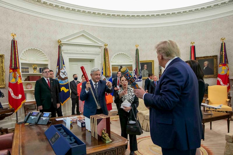Presidente destaca respeto mutuo y relevancia del T-MEC en visita oficial a Estados Unidos