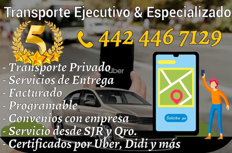 Transporte ejecutivo en Querétaro