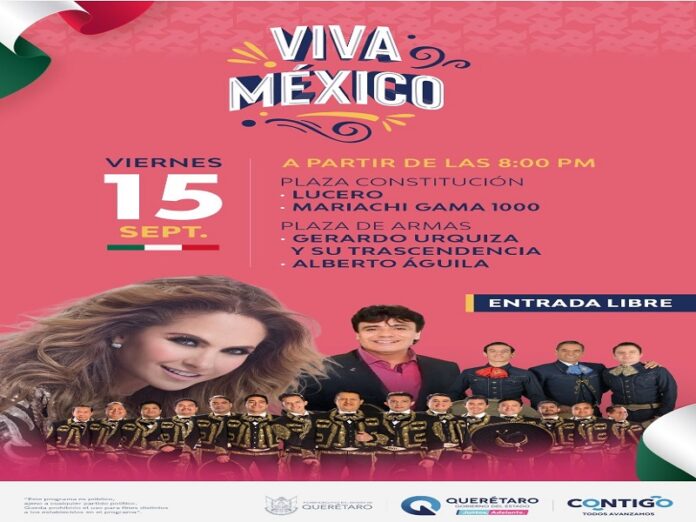 Querétaro prepara grandiosa celebración de Fiestas Patrias